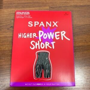 Spanx Sz Small Higher Power Short Very Black NIP